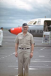 Co. Rex Long, DCS/I 13th AF, father of Jerry Long.