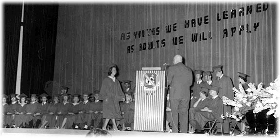 Deanna Sexton and the Class of 1964 Graduation