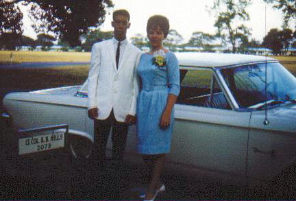 Bruce Hills '64 and Mary Senn '66 on Prom Night 1964