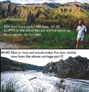 river and hills