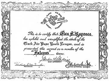 football certificate