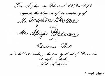 Christmas Dance Invitation