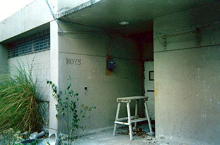 Boy's Entrance to Wagner Gym
