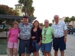 Pat McDonald, Leroy Meahl, Linda Bonner Meahl, Donna and Roger Smith at the Square