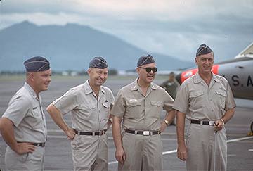 Col. Vern Froelich, the Base Commander, father of Dave and Doug;