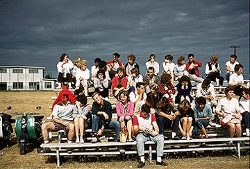 Softball bleachers