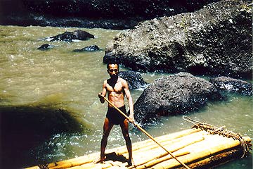 Mighty boatman of the Pagsanjan River (Tony was his name).