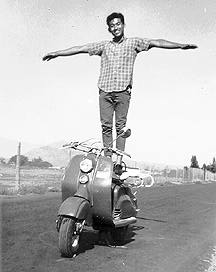 Joe Yuponce and lambretta