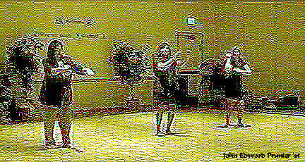 Hula - Geri Lamber Kirkland '72, Julie Balidio Torell '71, and Kathy Santa Maria '71