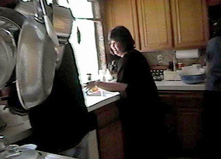 Carmen in the kitchen