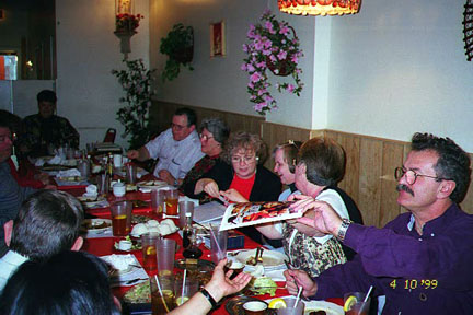 Group dining at Little Quiapo